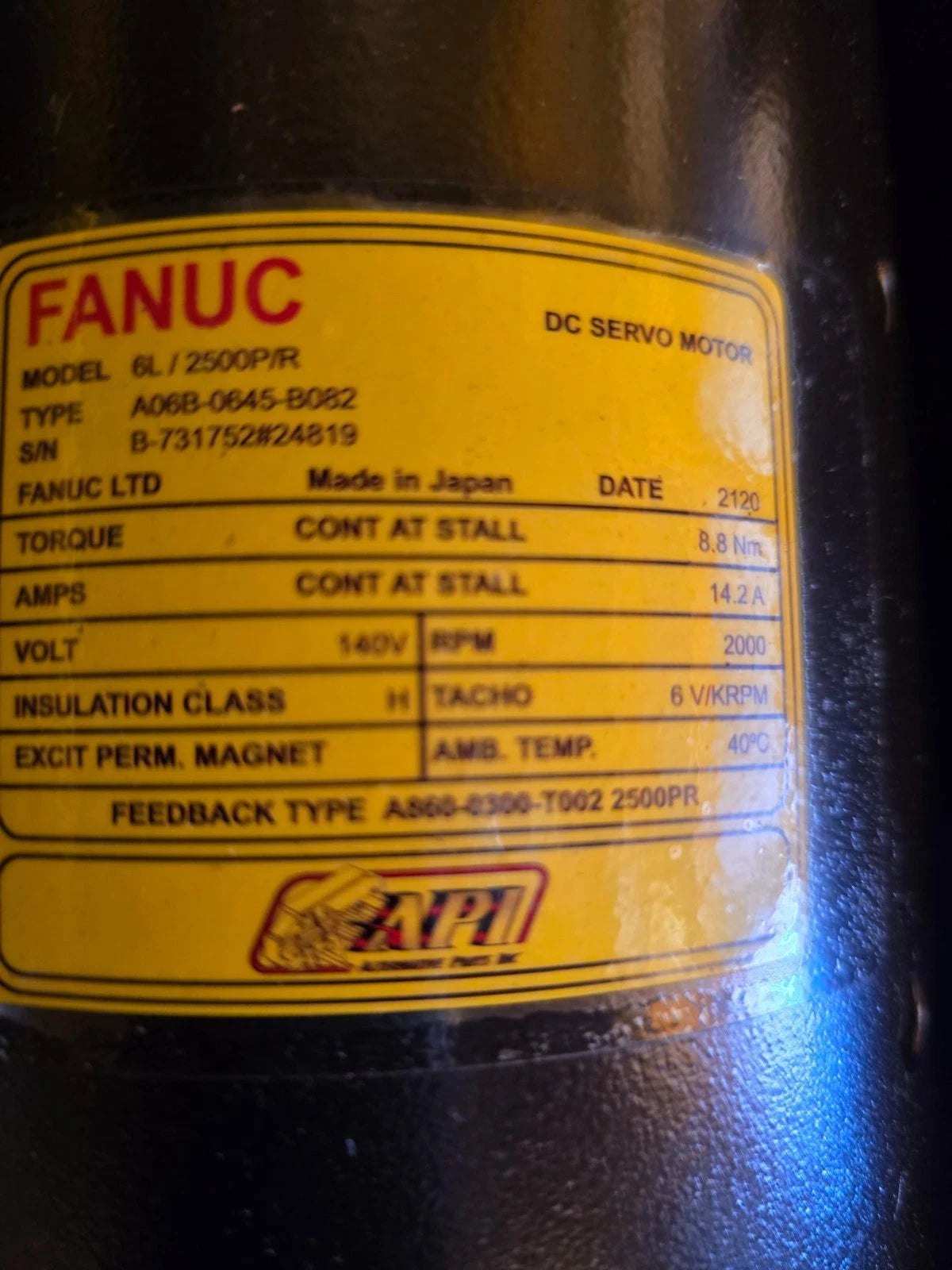 FANUC A06B-0645-B082 Amada Pega 6L