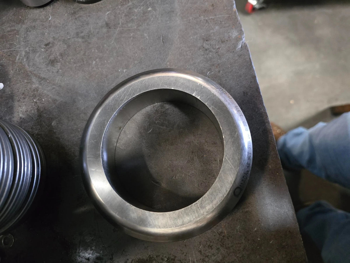 Amada / Wilson 3-1/2 D Station guide Thick Turret tool tooling 3.375 .024