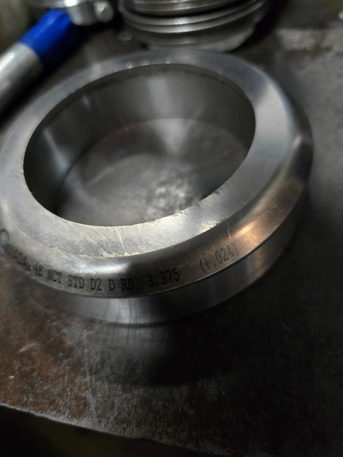 Amada / Wilson 3-1/2 D Station guide Thick Turret tool tooling 3.375 .024