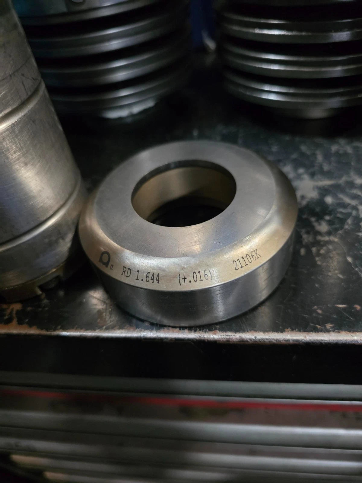 Amada / Wilson 2'' Station guide Thick Turret tool tooling 1.644 .016