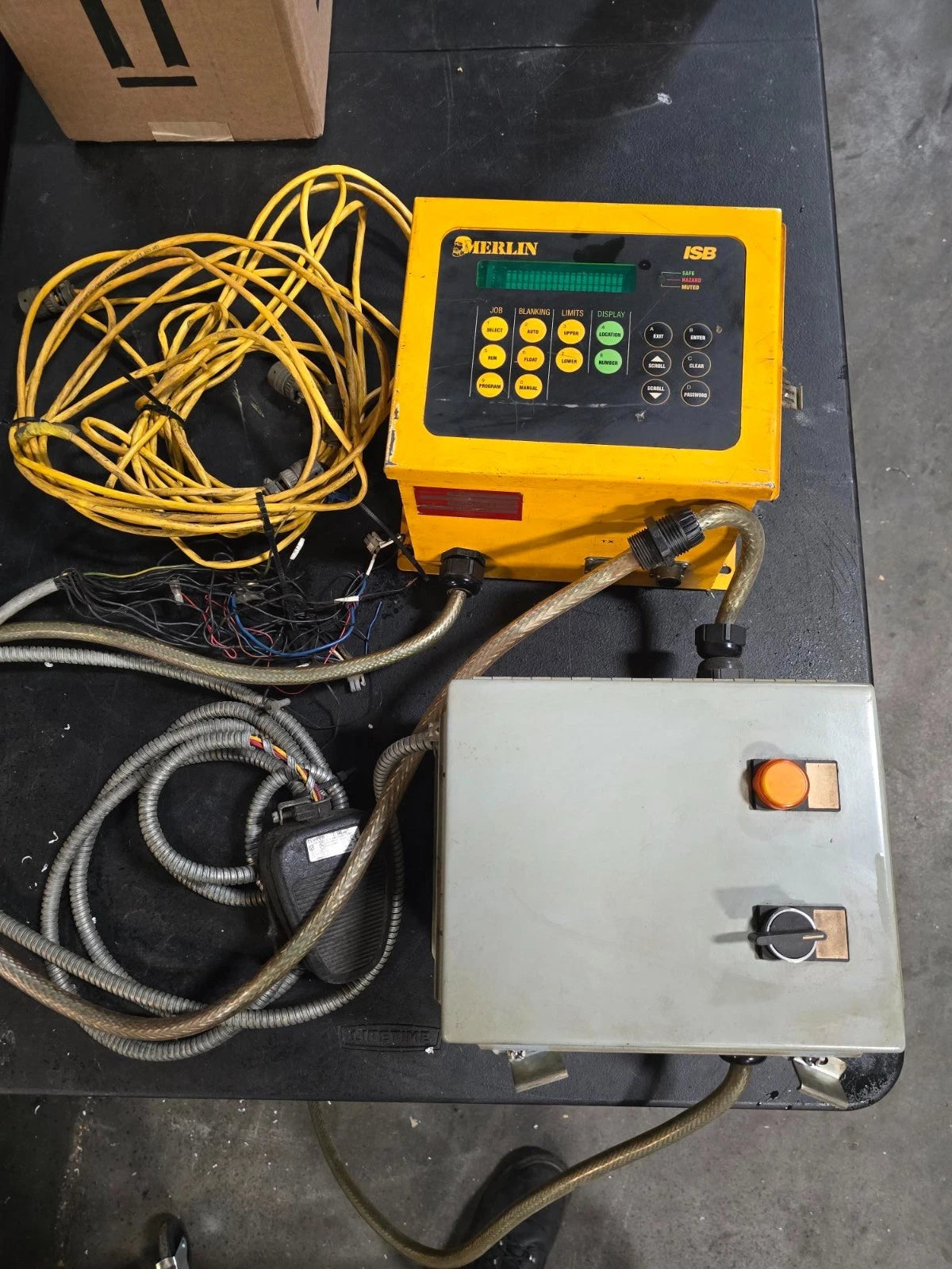 Amada MTC3000 Merlin ISB Light curtain control Direct Logic PLC