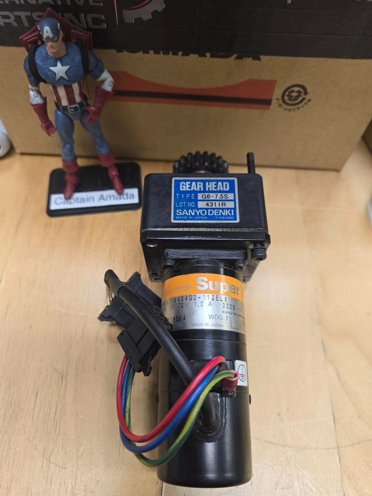 Amada Motor Sanyo Denki Super V V404GD-112EL8 HFB HFE G6-7.5S