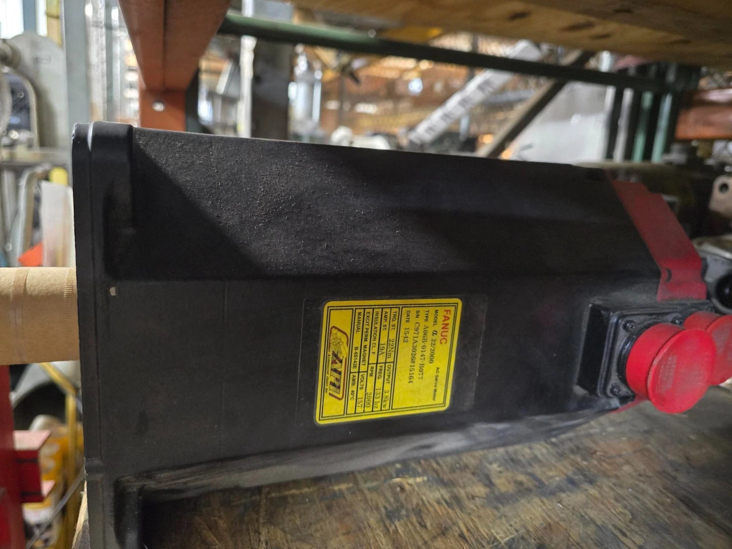 Amada FANUC SERVO MOTOR MODEL ALPHA 22/2000 A06B-0147-B077 REBUILT