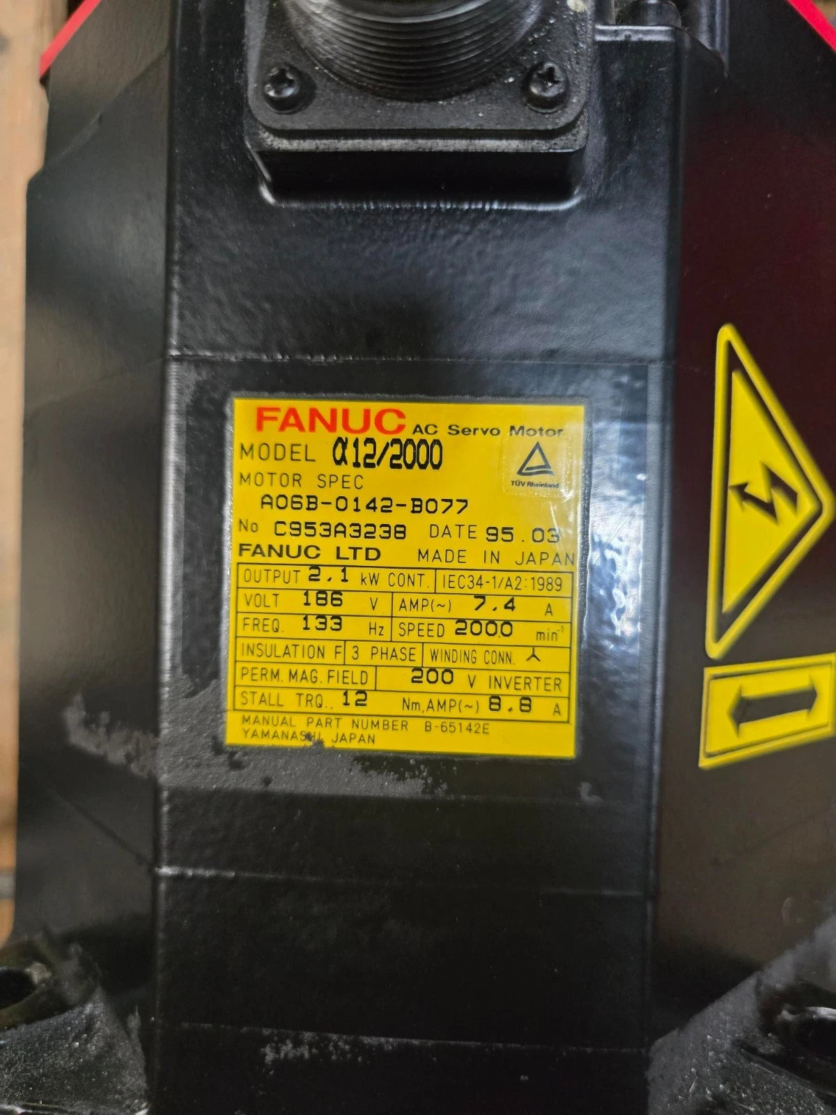 Amada FANUC SERVO MOTOR A06B-0142-B077