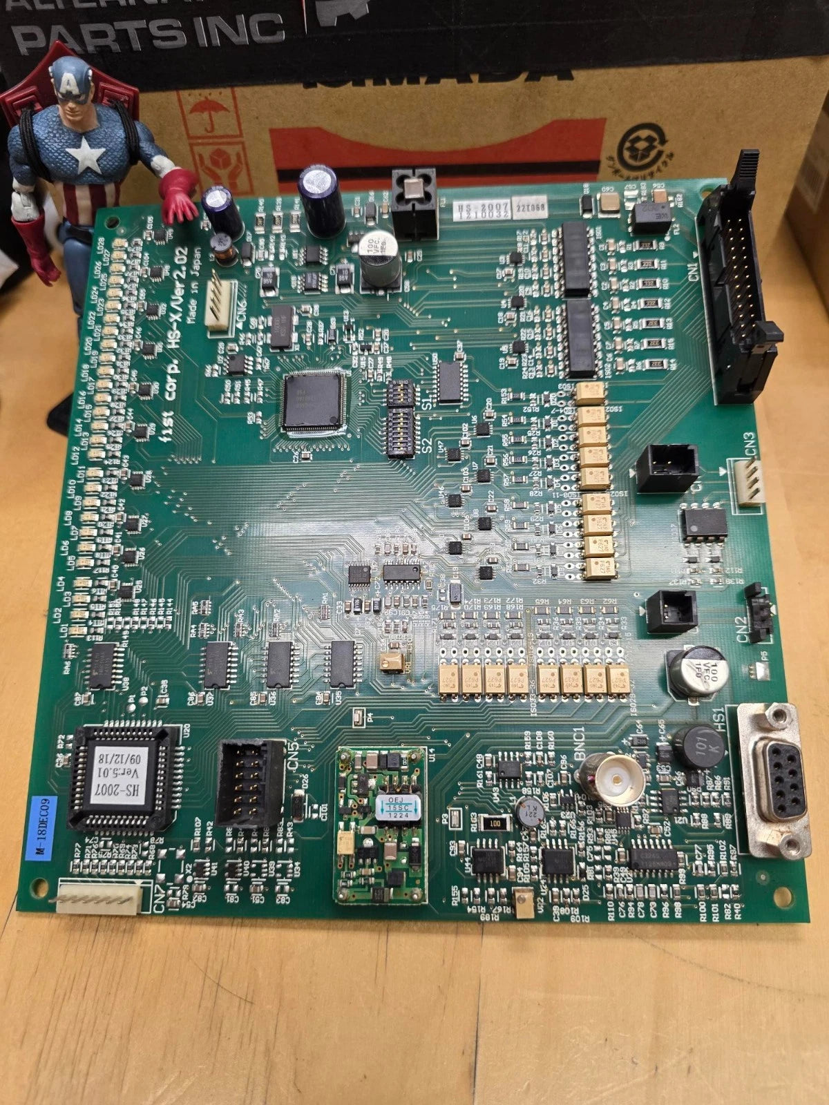 AMADA LASER HS-2007 /80F SENSOR CONTROL BOARD Ver 5.01 HS-X VER2.02