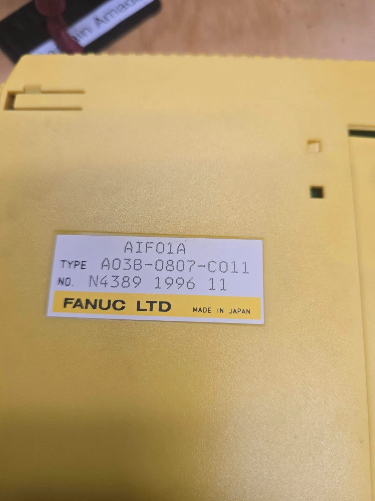 Amada fanuc A03B-0807-C011 AIF01A