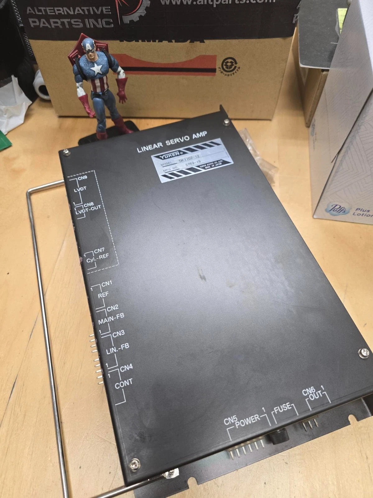 Amada  Vipros 255 358k II  Yuken Linear Servo Amp SK1102-12