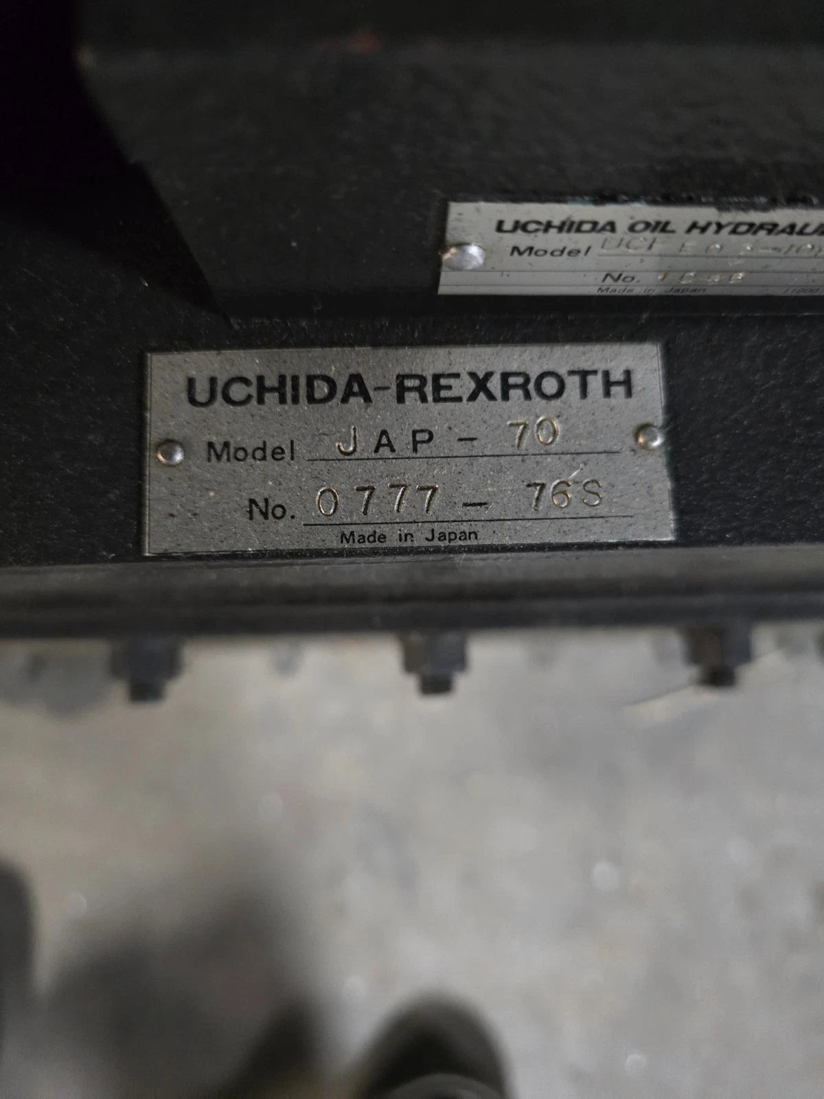 Amada Wet clutch Hydraulic unit Pega Coma GSP 2.2KW motor JAP-70 Uchida GSP2