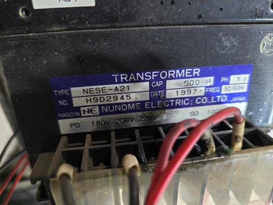 Amada Nunome NESE-A21  500Va Transformer