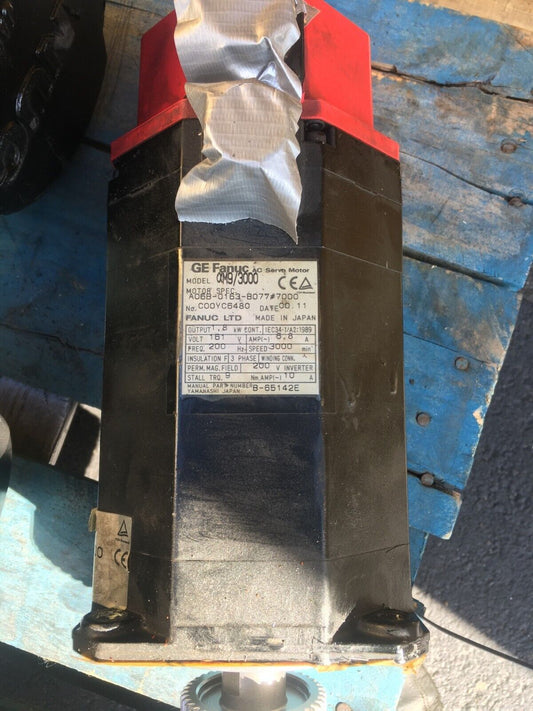 AMADA FANUC AC SERVO MOTOR aLPHA m9/3000 A06B-0163-B077