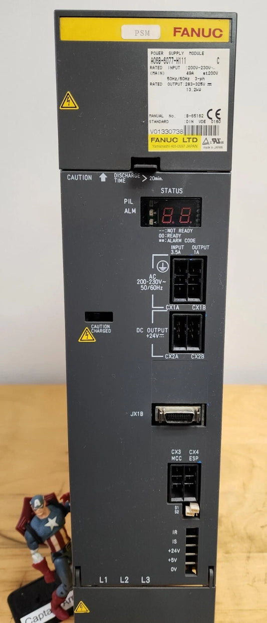 Amada Apelio Vipros  Power Supply Fanuc A06B-6077-H111