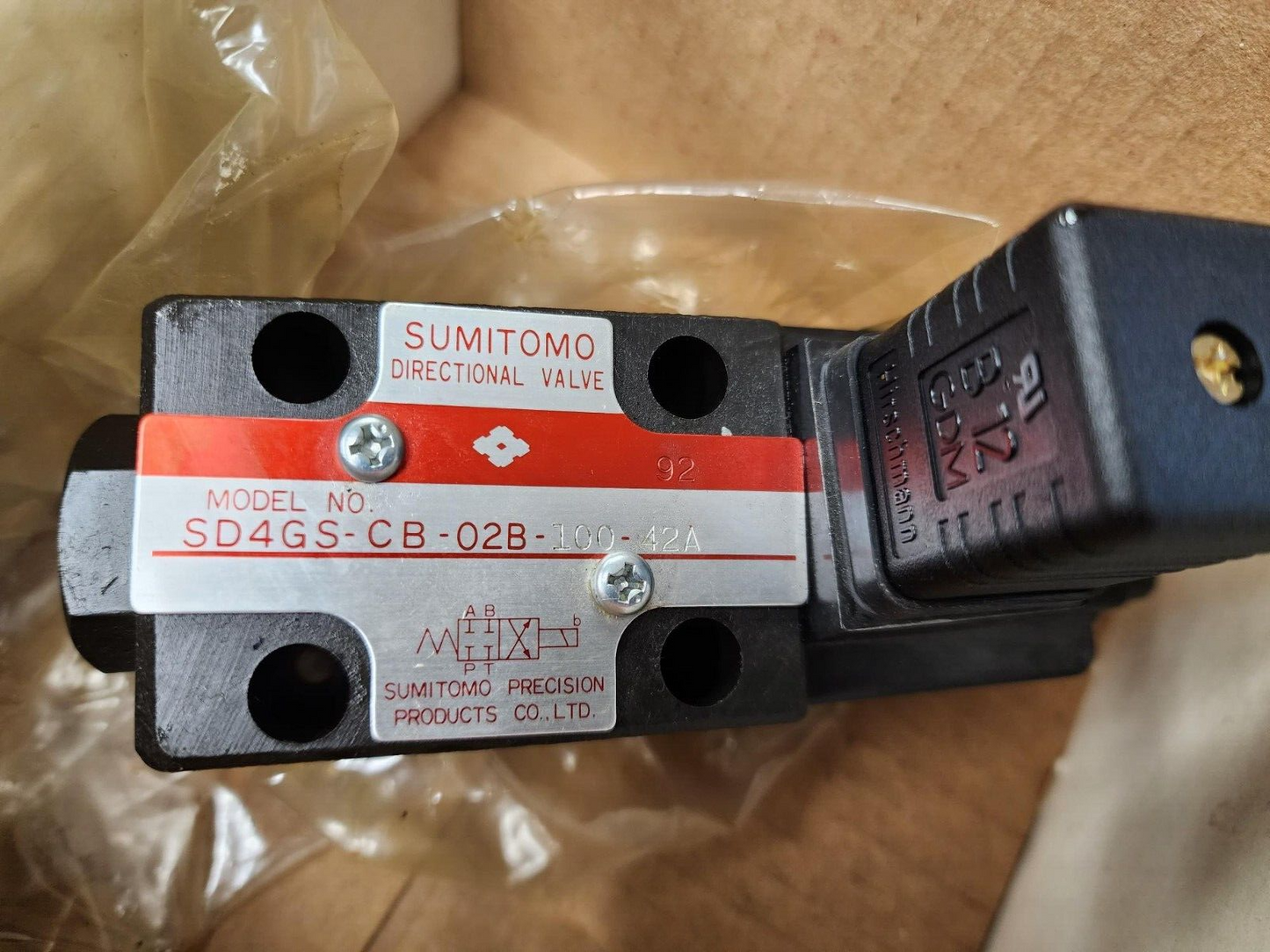 Amada FBD Valve SD4GS-CB-02B-100-42A