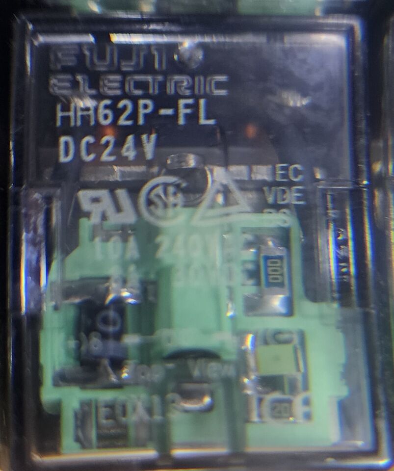 Amada Fanuc FUJI ELECTRIC HH62P-FL RELAY 24VDC LOT OF 10