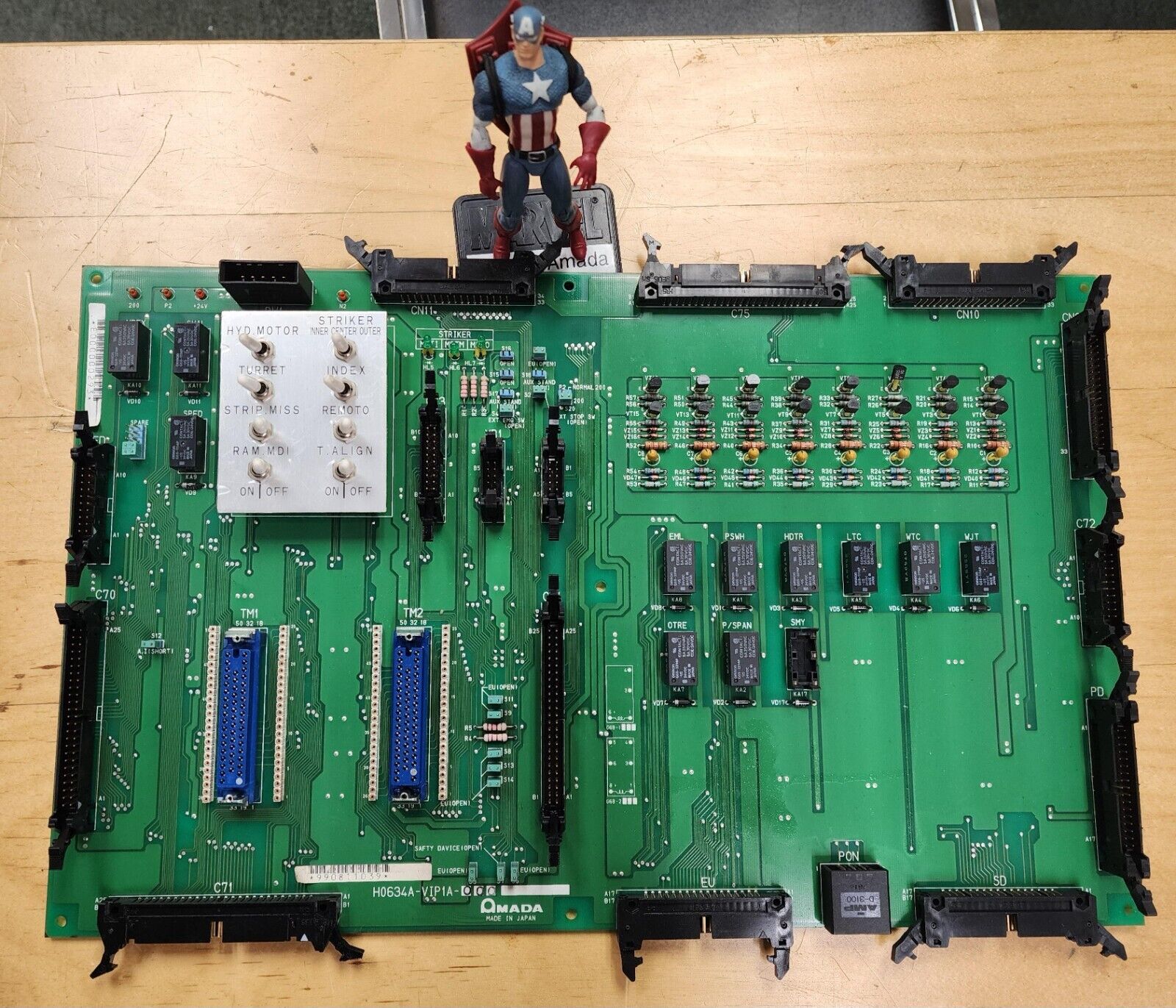 Amada H0634B-VIP1A RELAY BOARD 74798105 – Amada Surplus