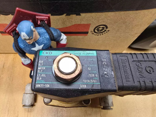 Amada Laser CKD ADK11-10A  Solenoid Valve 24VDC