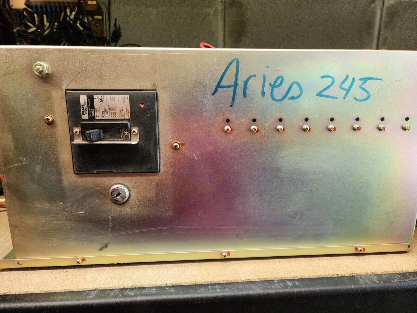 Amada Aries fuse box main breaker NF2030A SA53