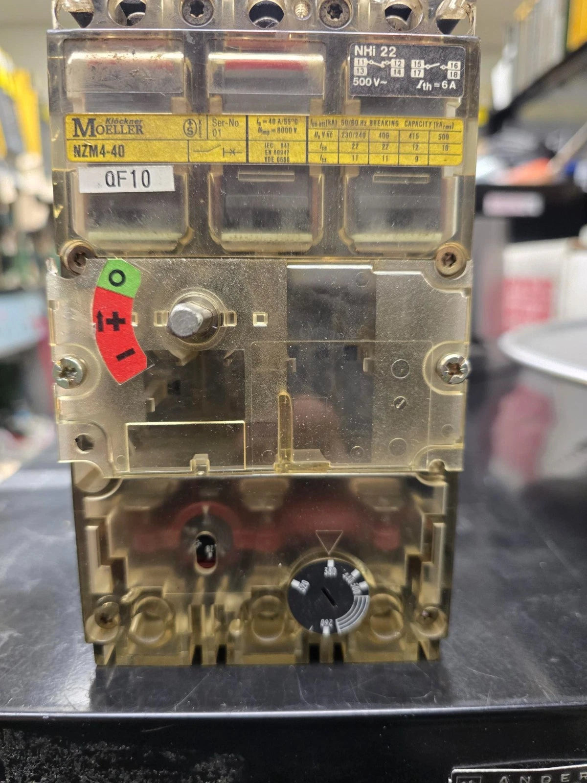 Klockner Moeller NZM 4-40 Amada Circuit Breaker NZM4-40