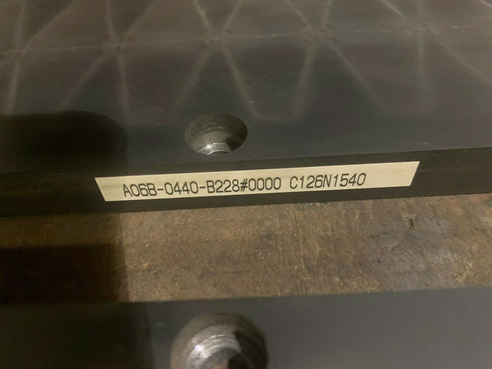 Fanuc A06B-0440-B228#0000 Magnet Plate Amada F1 Laser – Amada Surplus