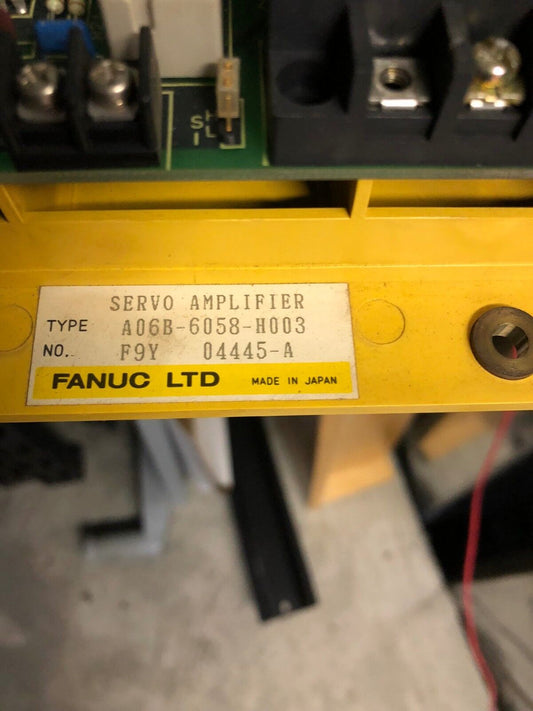 Fanuc Servo Amplifier A06B-6058-H003 a20b-1003-0030