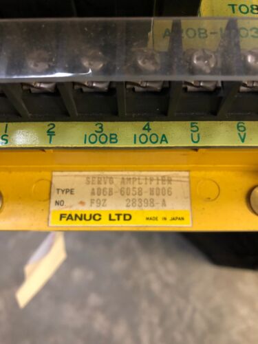 Fanuc Servo Amplifier A06B-6058-H006 a20b-1003-0090